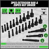 SWANLAKE 232Pcs Ultimate Screwdriver Bit Set CR-V with Ratchet Wrench Case view 5