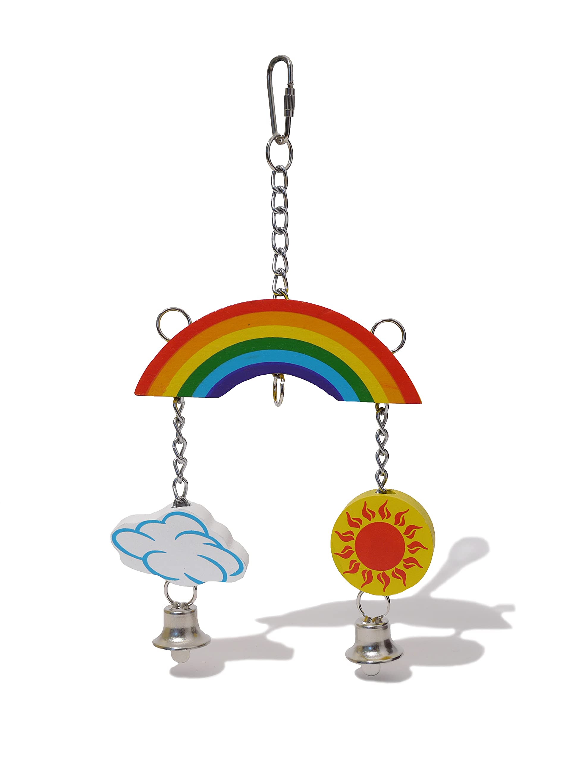 Rosewood Woodies Rainbow Mobile, Activity Toy for Small Animals
