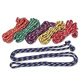 Champion Sports Products - Champion Sports - Braided Nylon Jump Ropes, 8-ft., 6 Assorted Color Jump Ropes/Set - Sold As 1 Set - Set includes one of each color jump rope. - Braided rope material is nylon. - Handle is knotted.