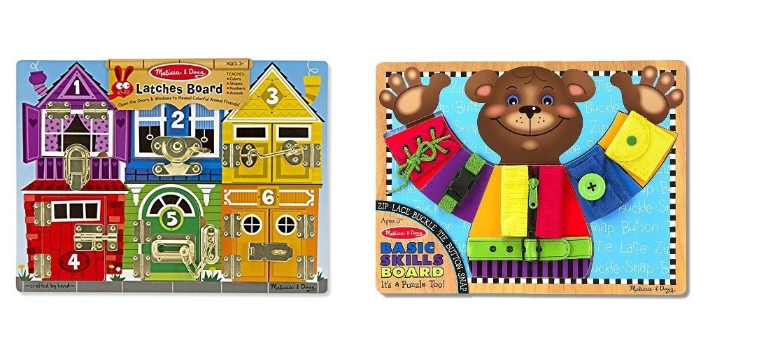 melissa and doug latches wooden activity board
