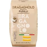 Pastificio Bragagnolo, Fusilli 857 Bronze-Drawn, 100% Italian Pasta, Made with Durum Wheat Semolina Flour, Non GMO (1 Pound Bag) - Consistently al Dente.