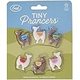 Genuine Fred Tiny Prancers Drink Marker: 6 Lustige Lama-Glasanhänger In Farben – BPA-freies Silikon Für Wein- & Cocktailgläser
