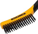 Roughneck ROU52044 10-Inch Shoe Handle Wire Brush Soft Grip Carbon Steel view 2