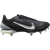 Nike Force Zoom Trout 8 Pro CZ5915-010 Black-White Men's Metal Baseball Cleats 7.5 US