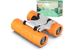 HAKPNEW Binoculars for Kids, Toys for Age 3 4 5 6 7 8 9 Years Old Girls and Boys, 8x21 High-Resolution Shockproof Compact Kids Binoculars, for Outdoor Bird Watching, Camping, Exploration