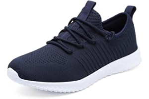 Rokiemen Mens Walking Shoes Breathable Running Shoes Tennis Gym Athletic Sport Shoes Lightweight Workout Shoes Jogging Traini