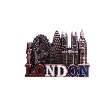 Imán para Nevera con diseño de Londres Heritage, Hecho de Metal ...