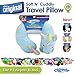 Cloudz Kids Super Soft N' Cuddly Animal Airplane Travel Neck Pillow! Keep Children Comfy and Supported with a Buddy While Traveling or just Resting at Home - Unicorn