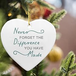 Never Forget the Difference You Have Made