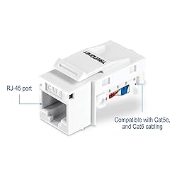 TRENDnet Cat6 Keystone Jack, 25-Pack