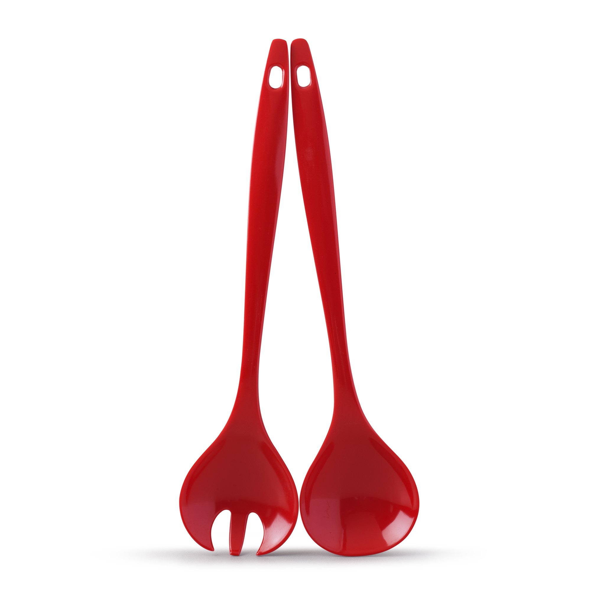 Zeal G205R Salad Servers, Red