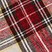 Amazon Brand – Pinzon 160-Gram Plaid Flannel Cotton Pillowcases, Set of 2, Standard, Cream / Red Plaid