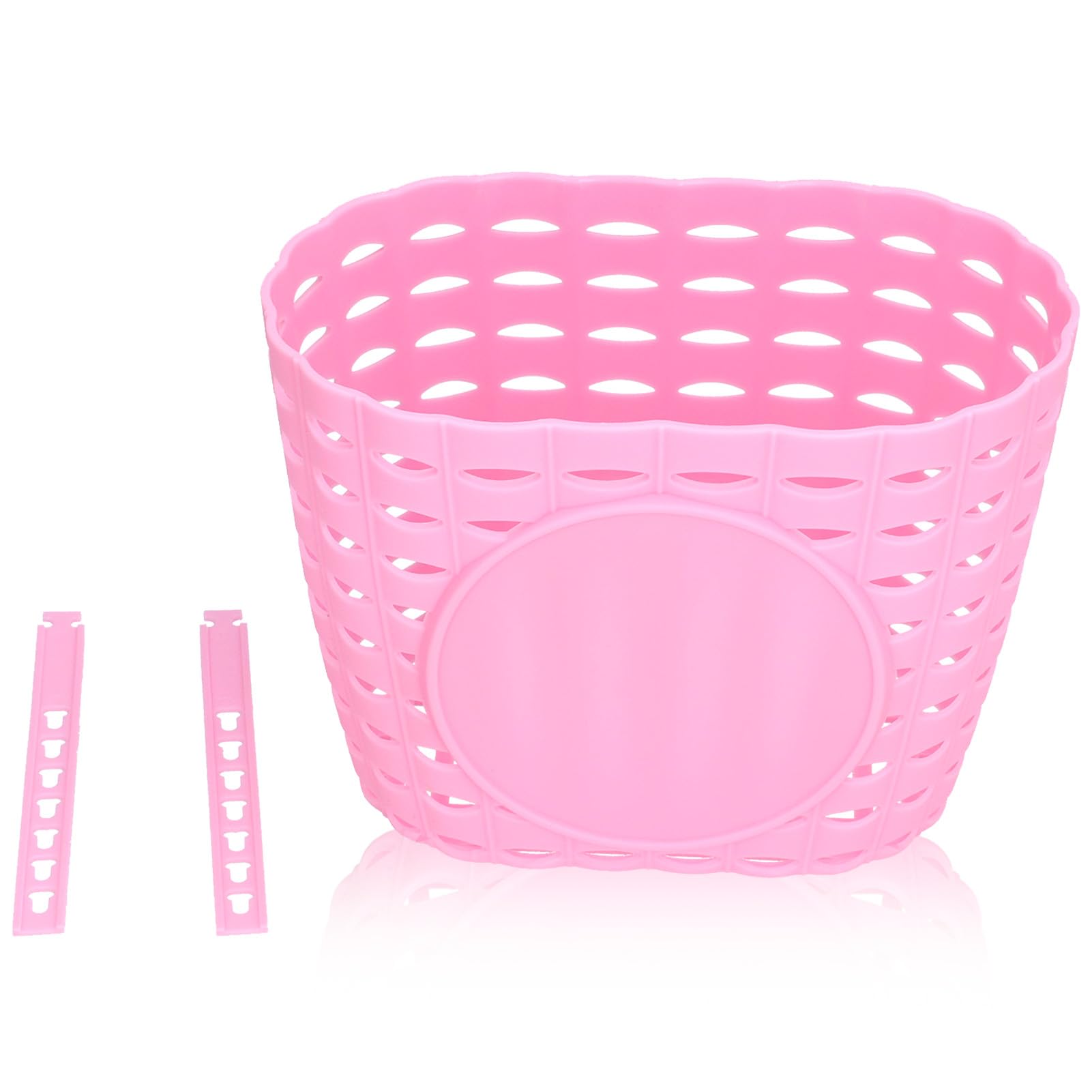 Kids Bike Basket Cycle Basket for Kids,Bicycle Basket with Adjustable Straps Bicycle Handlebar Basket 4.7x5.9x7.9inch Cute Bicycle Front Handlebar Basket for Girls Boy Child,Kids Bike, Scooter