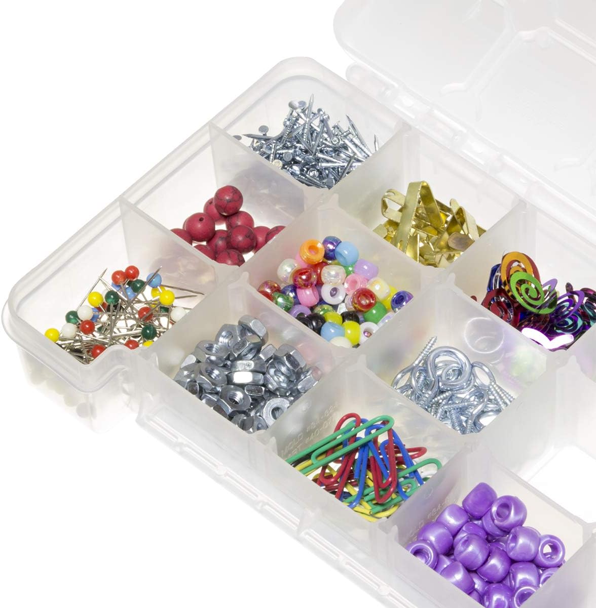 Akro-Mils 5705 Plastic Parts Storage Case for Hardware and Craft Small, Clear - Image 4