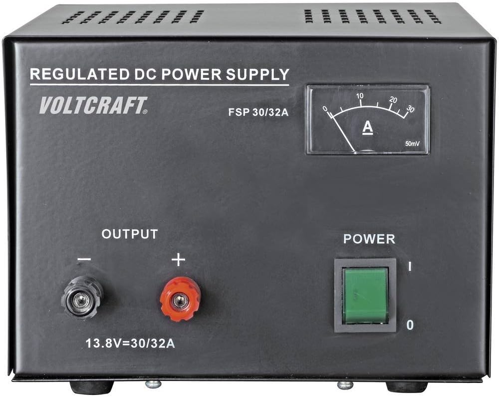 VOLTCRAFT FSP-11330 415W Fixed Voltage Linear Power Supply, Bench, 13.8Vdc 30A