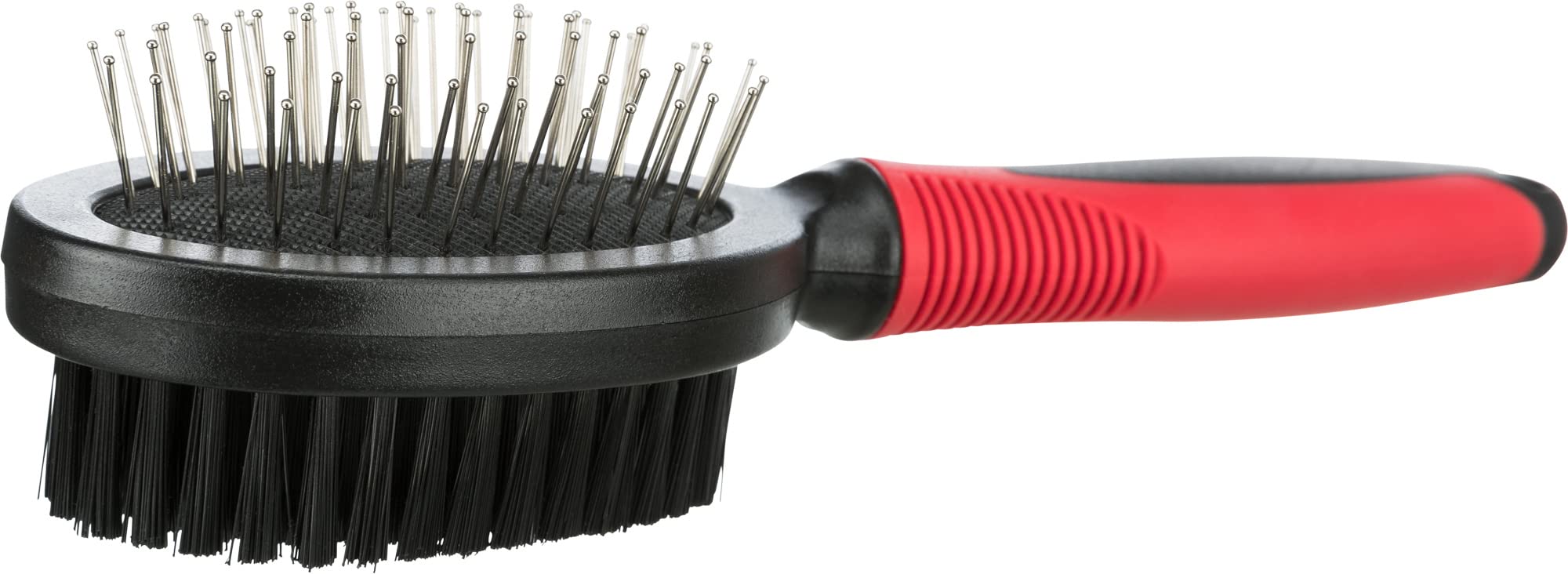 Brush,Double - Sided, Plastic - Nylon and Metall Bristles, 5 × 21 cm