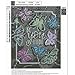 TWBB 5D DIY Diamond Painting Kit for Adult Full Drill Diamond Painting Sets,Blackboard Newspaper Style,10 x 12 inch (Butterfly Pattern)