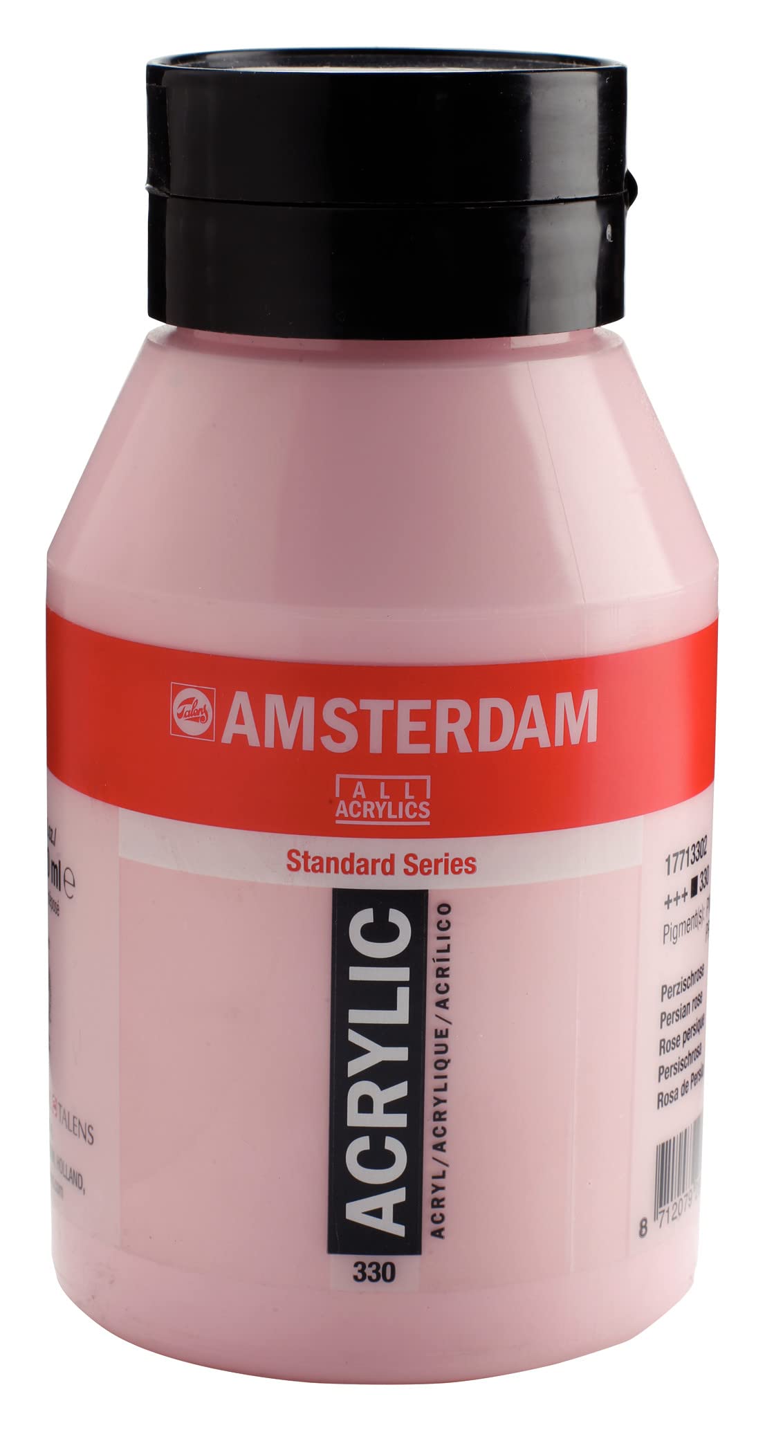 Amsterdam Standard Series Acrylic Paint - 1000 ml Jar - Persian Rose 330 - Opaque, Lightfast - Medium Viscosity for Texture & Coverage