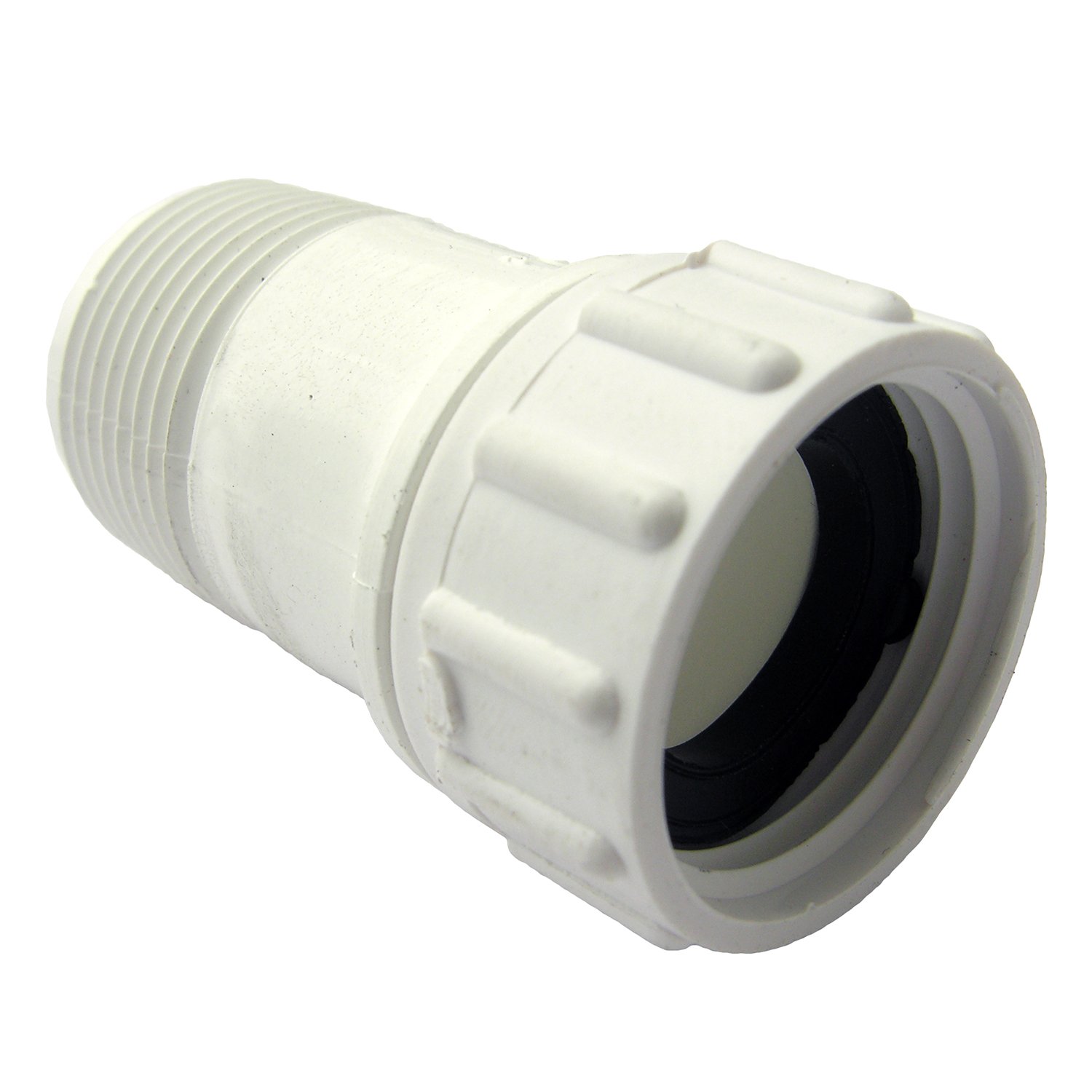 LASCO 15-1627 PVC Swivel Hose Adapter with 3/4-Inch Female Hose and 3/4-Inch Male Pipe Thread