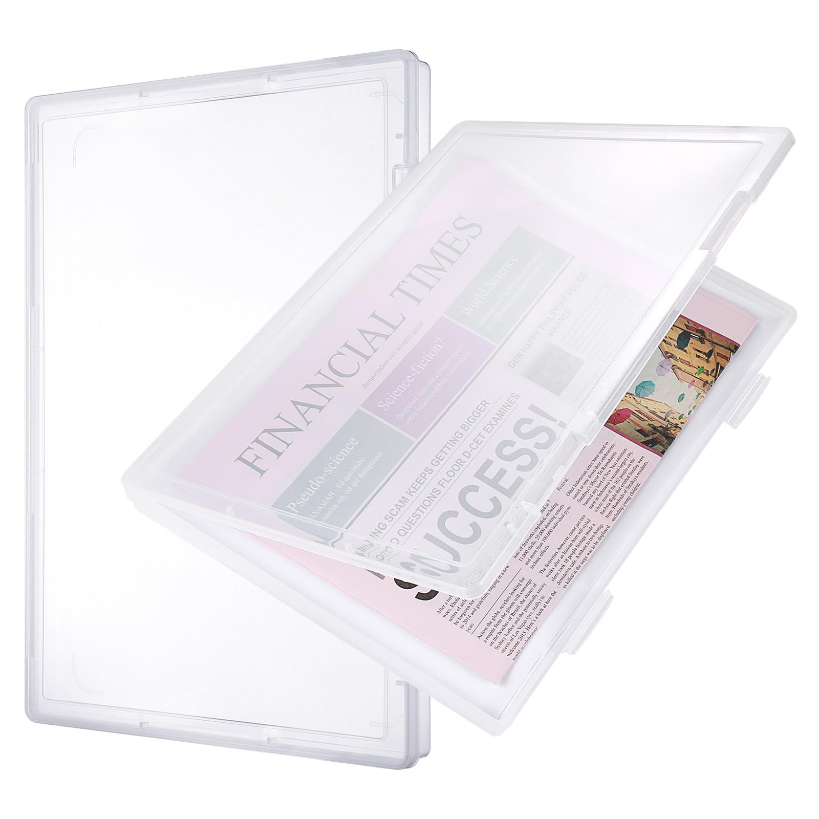 Mua JIANTA 2 Pack Archivbox A4 Dokumentenbox Aufbewahrungsbox mit Deckel aus Plastik Kunststoffbox für Papieraufbewahrung, Klassenzimmer Organisation, Bastelarbeiten, Dokumente, Künstlerbedarf, Puzzle trên Amazon Đức chính hãng 2026