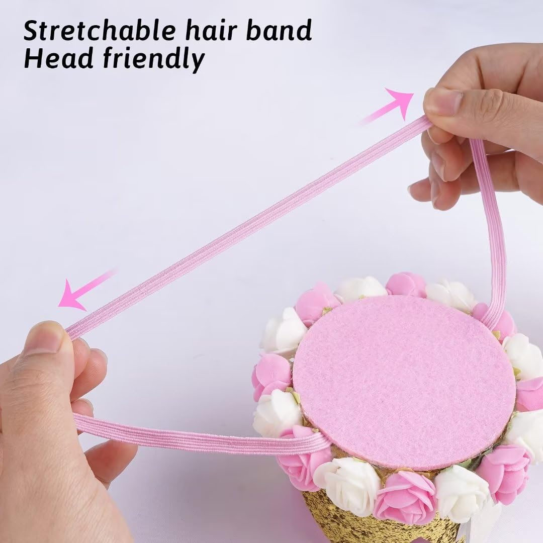 Haomaomao Christmas Hats, Santa Hat for Kids/Baby Unisex Warm Comfort Red Velvet Holiday Xmas Hat for New Year Festive Party