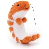 Apricot Lamb Lively Shrimp Stuffed Animals Soft Plush Toys for Kids 6''