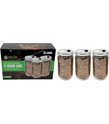Shroomability BRF Jars Mushroom Substrate Organic Magical Grow Kit – 8 Oz