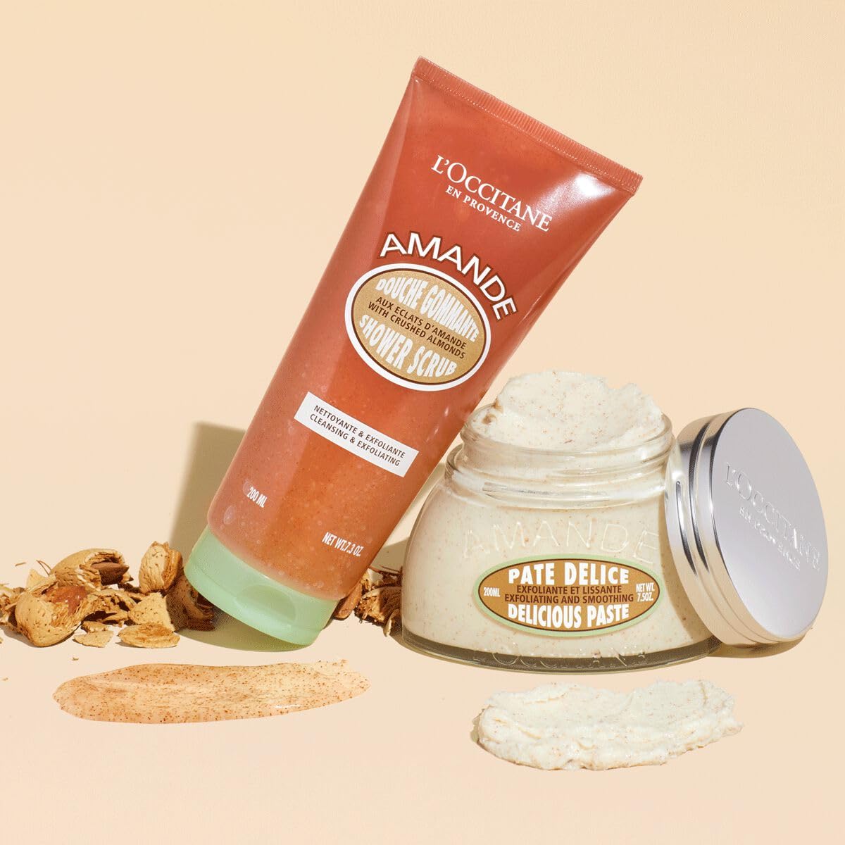 L'Occitane Exfoliating & Smoothing Almond Delicious Paste Body Scrub 7.40 fl oz