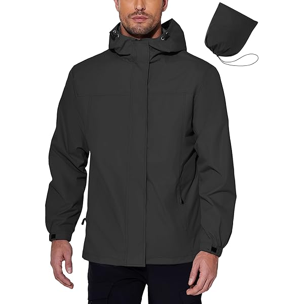 Burnside Lightweight Windbreaker XL Black at Amazon Men's Clothing