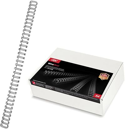 GBC WireBind Binding Wires 8 mm 70 Sheet Capacity A4 Black Pack of 100 RG810510