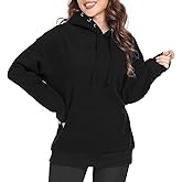 Womens Oversized Sweatshirts Fleece Long Sleeve Hoodies Pullover 2025 Fall Winter Fashion Outfits Y2K Clothes