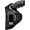 HOUSTON Gun Holsters - Nobuck ECO Leather Concealed Carry - .38, Smith & Wesson, Charter, Rossi, Taurus, Revolvers 5 Shots