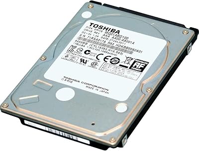 Toshiba 1TB 2.5 Inch Internal Hard Drive 5400RPM SATA HDD HDKBB96