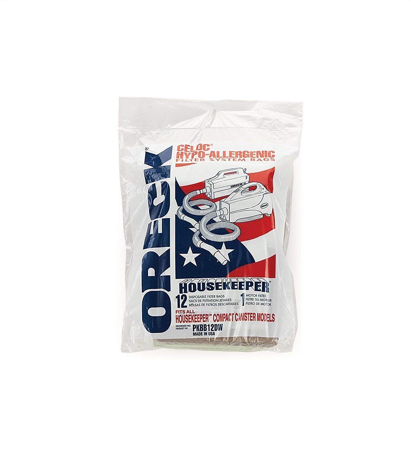 Photo 1 of Genuine Oreck XL Buster B Canister Vacuum Bags PKBB12DW Housekeeper Bag by Oreck