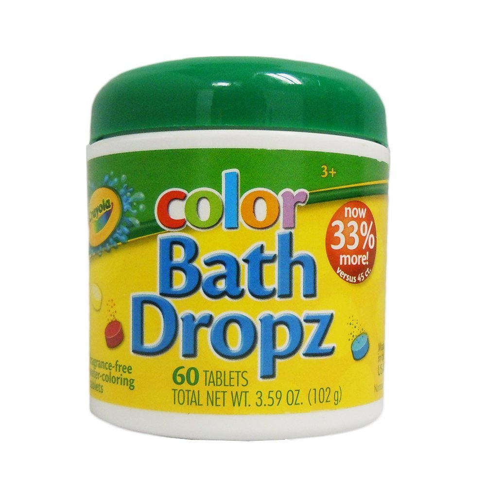 Crayola Color Bath Dropz 3.59 Ounce (60 Tablets) 60 Tablets eBay