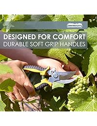 GardenHOME Juego de 8 piezas de jardín 5 herramientas de aluminio fundido resistente con Ergon, L Otros, L