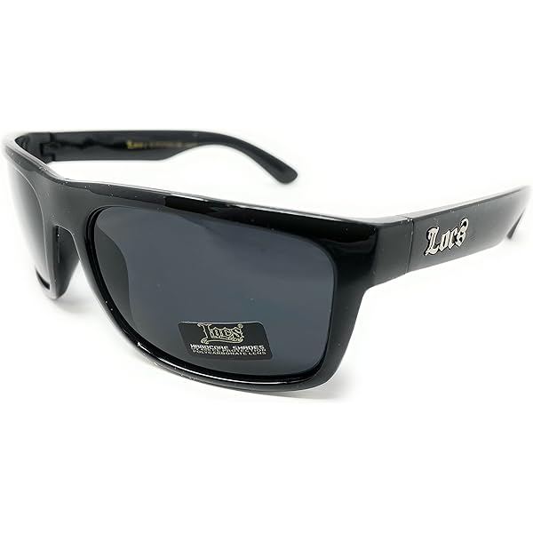 Gafas de sol Square Bear negro con brillantes