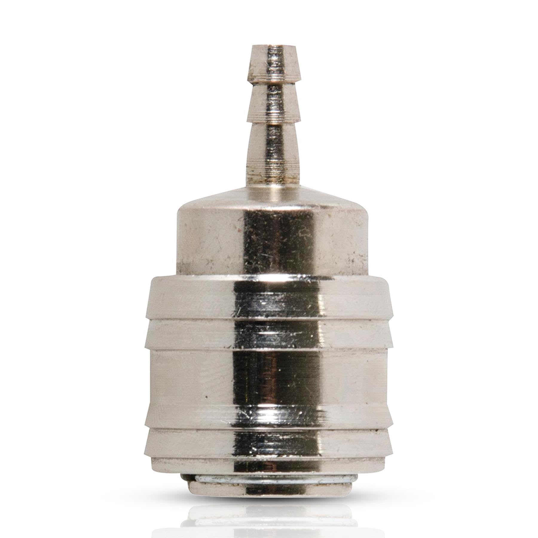 Dapetz ® Female Euro Air Line Hose Fitting Connector Quick Release Push Fit to Barb Hose End Tail 6mm