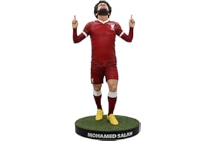 SoccerStarz Football's Finest – Officially Licensed Liverpool Football Club Mohamed Salah, 60cm Highly Detailed Resin, Luxurious Collectable Football Statue