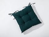 HAMO Outdoor Garden Chair Cushions Set of 4, 40x40 cm, Dark Green view 8