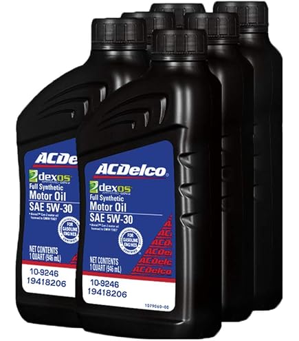 Amazon.com: ACDelco 109246 SAE 5W-30 dexos1 Gen 2 Full Synthetic