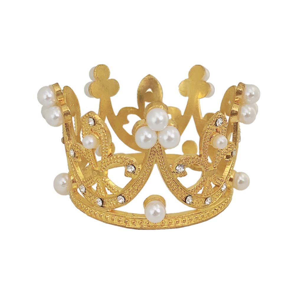 Lurrose Cake Crown Topper Mini Princess Crown