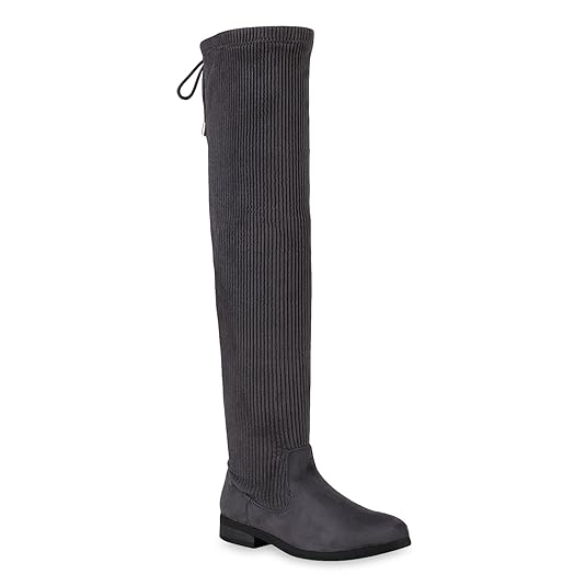 Stiefelparadies Damen Stiefel Overknees Übergrößen Flandell