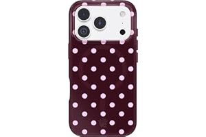 VELVET CAVIAR for iPhone 18 Pro Case | Cherry Cola Polka Dot
