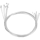 Brake Cables, 10pcs 2M Steel Anti-Rust Cord for Bicycle Braking Line Repair Replacement Accessory - Road and Mountain Bike