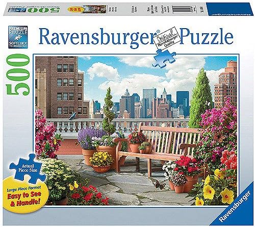 Ravensburger Rooftop Garden Large Format Puzzle,