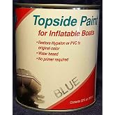 Inland Marine USA Topside Paint for Inflatable Boats and Dinghies (Gray, Quart)&hellip;
