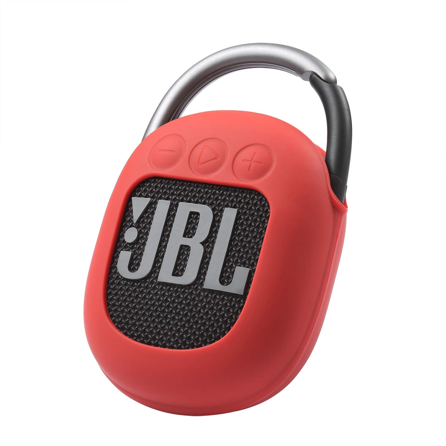 WERICO Protective Silicone Case Sleeve for JBL CLIP 4 Bluetooth Speakers (Red)