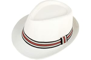 WESTEND Unisex Short Brim Fedora - Hats for Men & Women + Straw Fedora Hats, Cooling Mesh Hats, Fashion Fedora Hats 2024