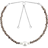 CRYSTALINES Natural Gemstones Beaded Bolo Bracelets, Assorted Beads Stones, Handmade Boho Hypoallergenic Jewelry for Women, Chakra Healing Crystals, Silver Adjustable Chain-6+4inch